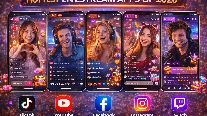 Top app livestream hot nhất 2026 - Cập nhật nền tảng livestream phổ biến 5 top-app-livestream-hot-nhat-2026