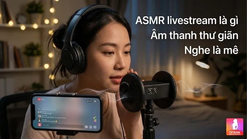 ASMR livestream là gì trải nghiệm thư giãn đang cực kỳ hot 3 asmr-livestream-la-gi-2