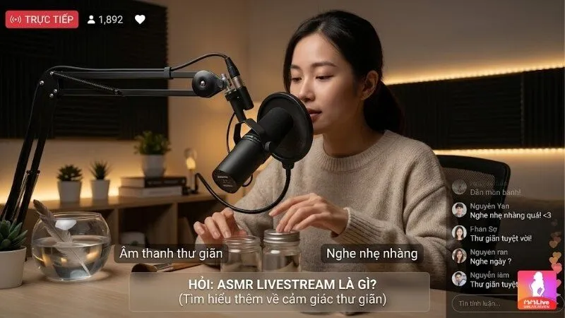 ASMR livestream là gì trải nghiệm thư giãn đang cực kỳ hot 1 asmr-livestream-la-gi