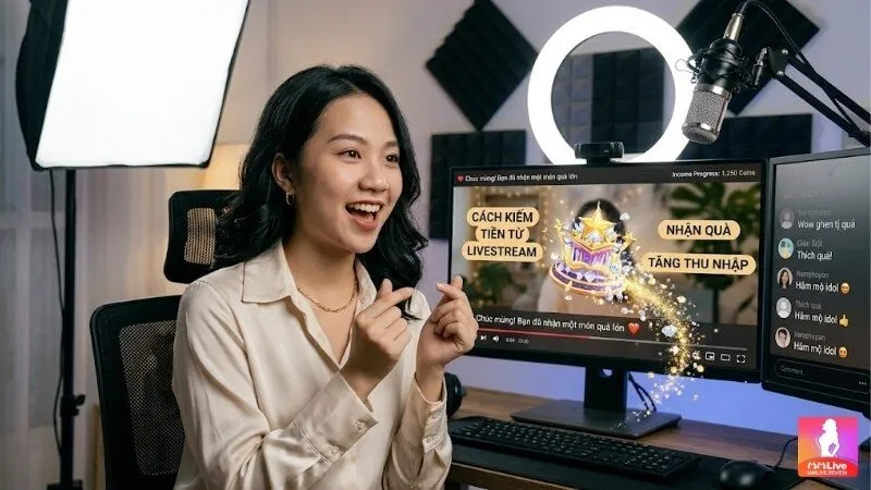Cách kiếm tiền từ livestream hiệu quả cho người mới tham gia live 2 cach-kiem-tien-tu-livestream